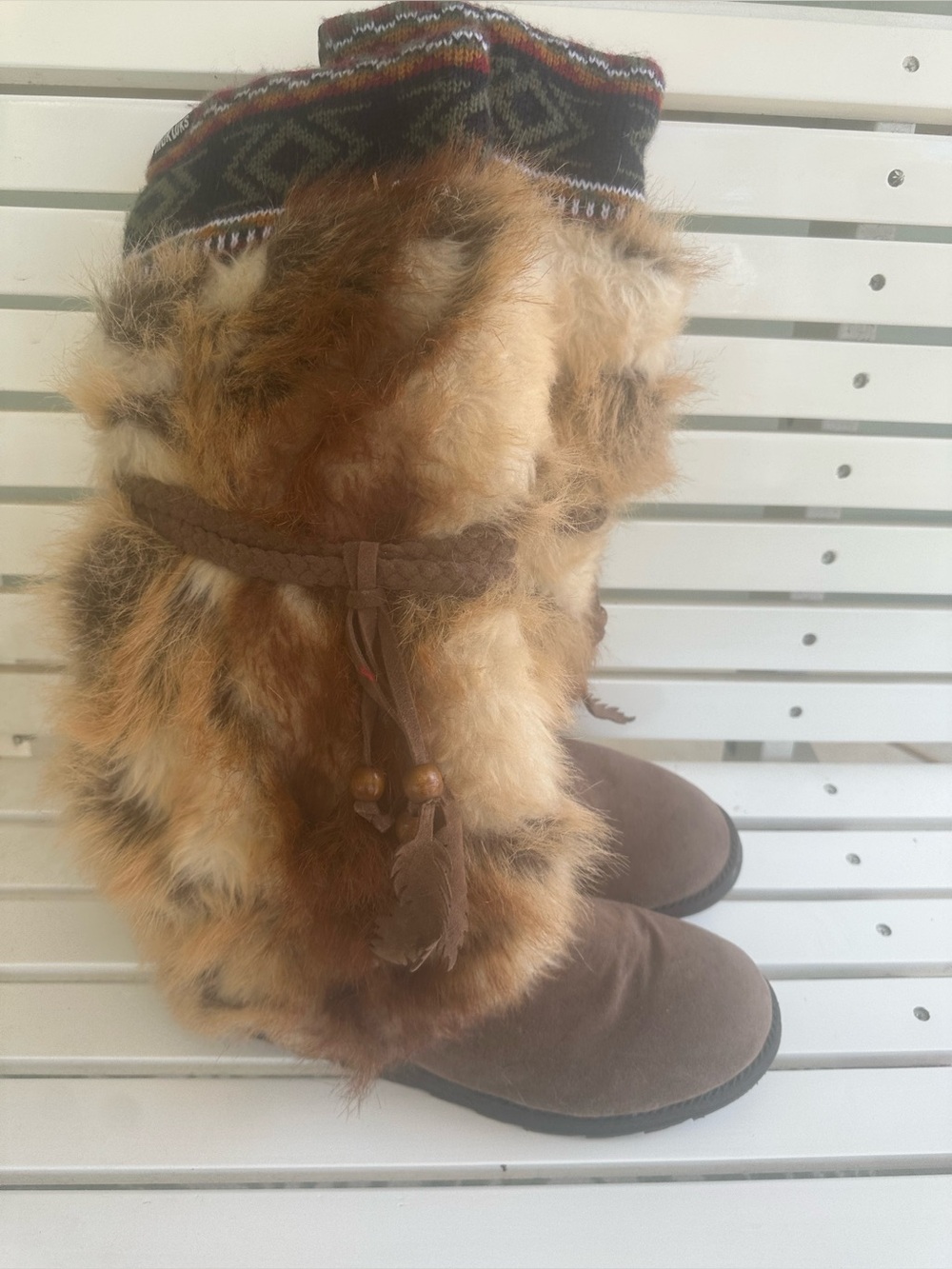 Mukluks Fur Tall Women’s Boots Size 8